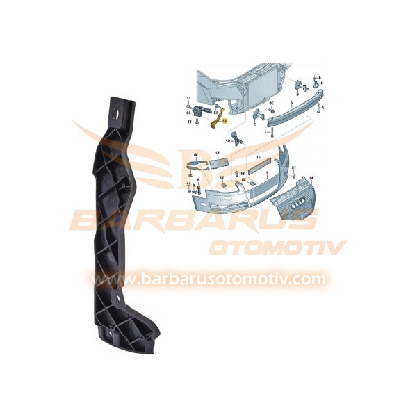 ÖN ÇAMURLUK BRAKETİ R A4 05-09 