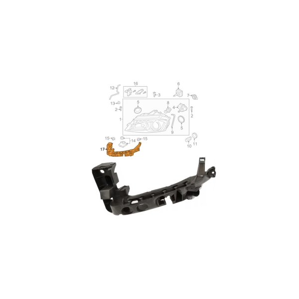 FAR ALT BRAKETİ L AUDİ A3 08-13 