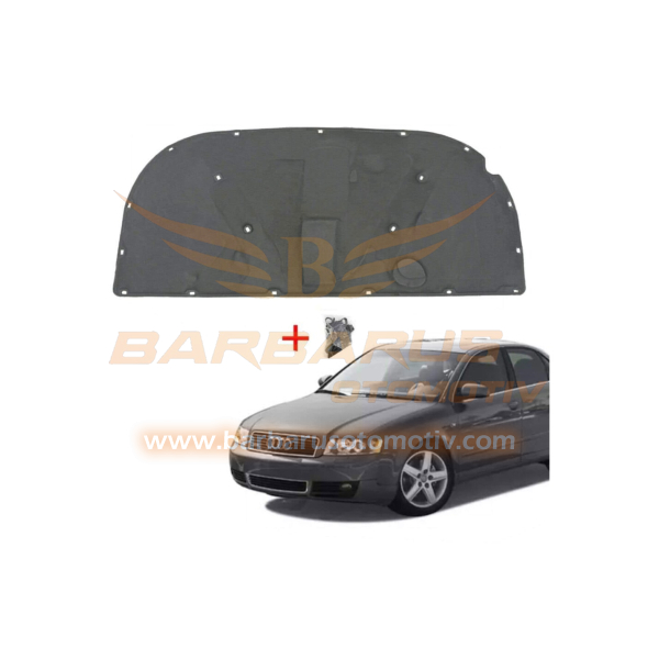 MOTOR KAPUT KEÇESİ AUDİ KLİPSLİ A4 01-05